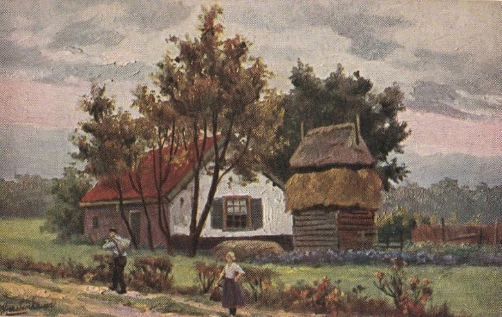 Gerstenhauer - 974 - twa : Serie 105 - Boerderij - Reclame, Verzamelen, Ansichtkaarten | Themakaarten, Voor 1920, Verzenden