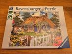 Ravensburger Puzzle 1500 - Cottage in England, Hobby en Vrije tijd, Denksport en Puzzels, Ophalen of Verzenden, 500 t/m 1500 stukjes
