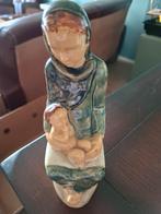 Vintage Keramiek Beeldje Moeder en Kind, Ophalen of Verzenden