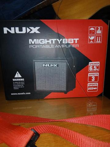 Nieuwe NUX Mighty 8BT Gitaarversterker - Zo goed als nieuw beschikbaar voor biedingen