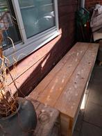 Steigerhouten tuin/klepbank, Tuin en Terras, Ophalen, Gebruikt, Hout