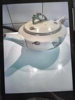 Theepot en Raamhor met bord, Antiek en Kunst, Ophalen of Verzenden