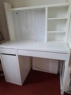 Bureau Micke van Ikea - wit, Ophalen, Gebruikt, Bureau