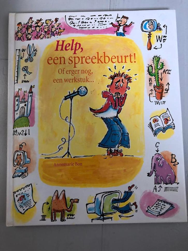 Help, een spreekbeurt! Annemarie Bon, Boeken, Kinderboeken | Jeugd | onder 10 jaar, Zo goed als nieuw, Non-fictie, Ophalen of Verzenden
