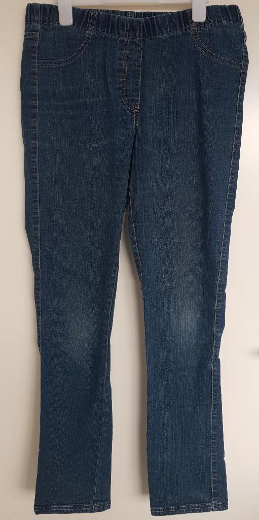 broek / tregging maat 42 merk Esmara, Kleding | Dames, Broeken en Pantalons, Gedragen, Maat 42/44 (L), Blauw, Lang, Ophalen of Verzenden