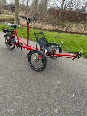 Urban Strada E-Driewiel Ligfiets Tandem . Zgan