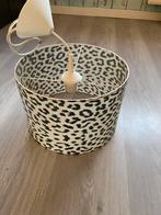 Hanglamp panterprint, Huis en Inrichting, Lampen | Lampenkappen, Ophalen, Zo goed als nieuw, Rond