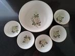 Flora Holland Gouda scaal met 5 kleine schaaltjes, Ophalen