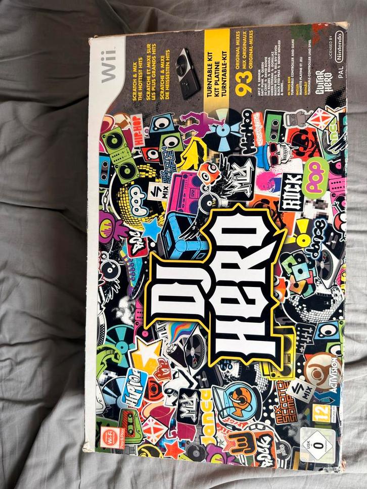 DJ Hero, Wii, Spelcomputers en Games, Games | Nintendo Wii, Zo goed als nieuw, Muziek, 2 spelers, Vanaf 12 jaar, Ophalen