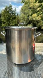 Roestvrijstalen horeca pan 10 liter, Huis en Inrichting, Keuken | Potten en Pannen, Ophalen, Zo goed als nieuw, Rvs, Kookpan of Snelkookpan