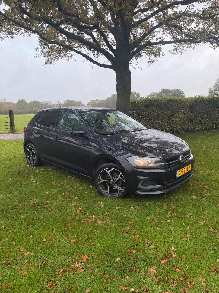 Volkswagen Polo 1.0 TSI 95pk 2019 Zwart, Auto's, Volkswagen, Particulier, Polo, ABS, Airbags, Airconditioning, Android Auto, Apple Carplay