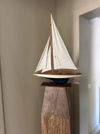 Groot model zeilboot (90 cm) hout, Hobby en Vrije tijd, Modelbouw | Boten en Schepen, Ophalen of Verzenden, Zo goed als nieuw