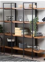 Mooie mango houten wandkast, Huis en Inrichting, Kasten | Boekenkasten, Met plank(en), 150 tot 200 cm, Ophalen of Verzenden, Zo goed als nieuw