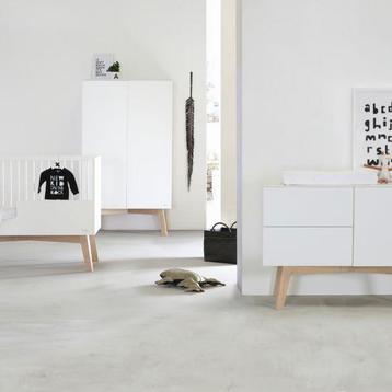 Kidsmill sixties licht eiken hoogglans wit beschikbaar voor biedingen