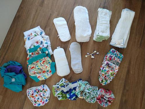 Compleet pakket wasbare luiers, Kinderen en Baby's, Badjes en Verzorging, Gebruikt, Overige typen, Overige merken, Ophalen