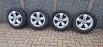 Michelin winterbanden op velg VW, Ophalen, Gebruikt, 16 inch, Banden en Velgen
