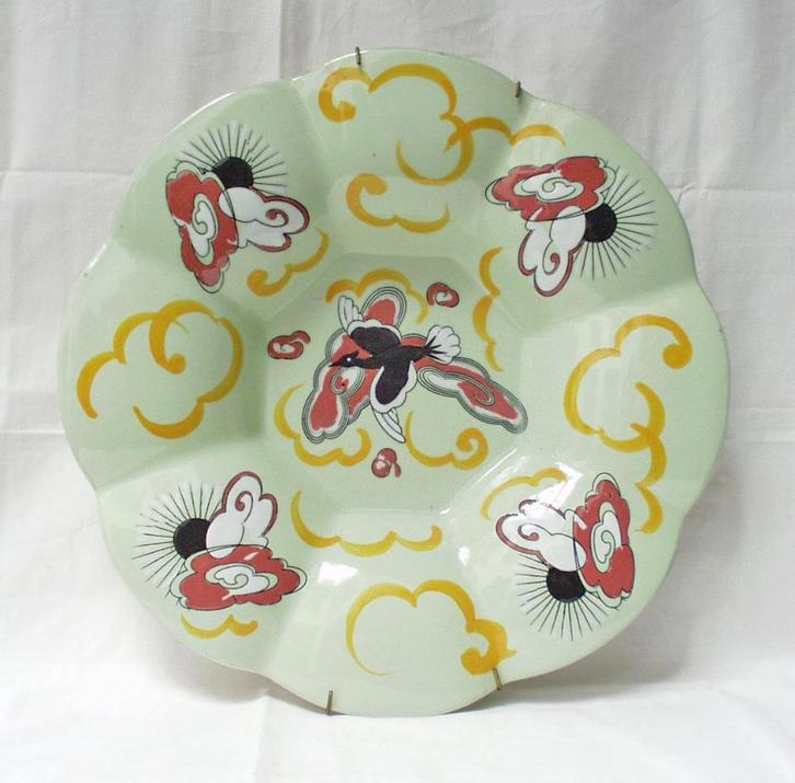 Boch Frères - Art Deco wandbord., Antiek en Kunst, Antiek | Keramiek en Aardewerk, Ophalen of Verzenden