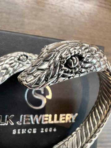 Zilveren armband van Silk 925 massief zilver 87 gram beschikbaar voor biedingen