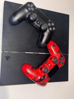 Playstation 4 (2 controllers), Spelcomputers en Games, Spelcomputers | Sony PlayStation 4, Ophalen, Zo goed als nieuw, Met 2 controllers