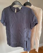 2 blouses H&M Mama maat S, Kleding | Dames, Positiekleding, Verzenden, Zo goed als nieuw, Blauw
