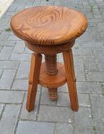 Vintage atelierkruk - draaikruk, Huis en Inrichting, Krukjes, Ophalen, Gebruikt, Hout