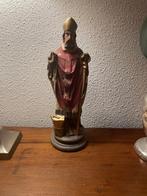 Oud heiligen beeld van St Eloi Sint Eligius smid smederij, Antiek en Kunst, Antiek | Religie, Ophalen of Verzenden