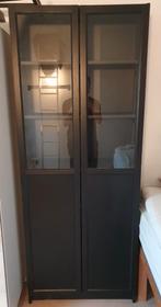 IKEA BILLY boekenkast met OXBERG deuren, Ophalen, Met deur(en), Eikenhout, 200 cm of meer