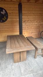 Houten tuintafel (zonder bankje), Ophalen, Zo goed als nieuw, Hout