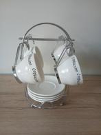 Rekje kop en schotel cappuccino, Huis en Inrichting, Keuken | Servies, Ophalen