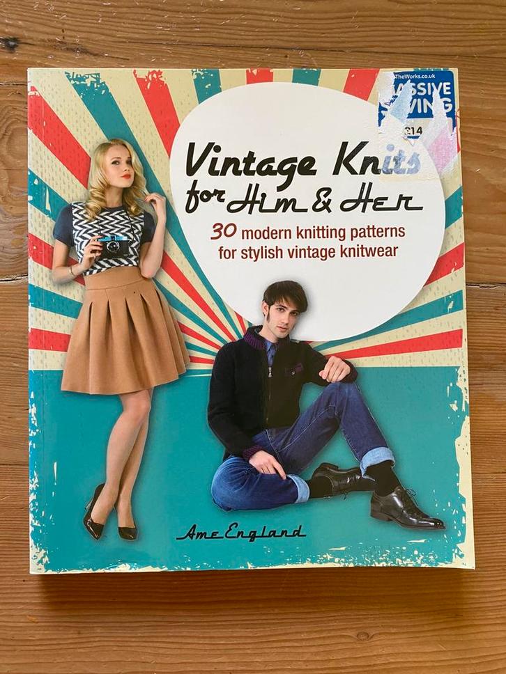 Vintage knits for him and her, Hobby en Vrije tijd, Breien en Haken, Gebruikt, Breien, Patroon of Boek, Ophalen of Verzenden