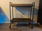 Serveerwagen, theewagen, roltafel, Ophalen, Gebruikt, 50 tot 100 cm, Metaal