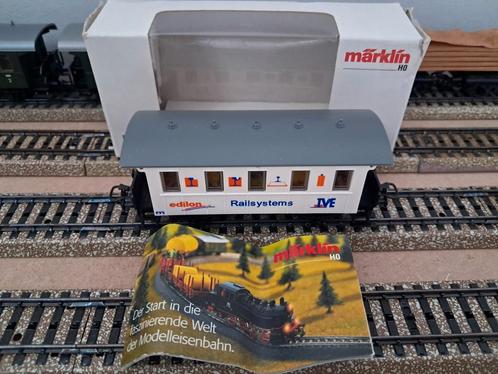 Märklin HO 4039 reclamewagen Edilon Railsystems in ovp, Hobby en Vrije tijd, Modeltreinen | H0, Nieuw, Wagon, Wisselstroom, Märklin