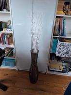 Grote vaas met takken, Ophalen, Zwart, 75 cm of meer, Glas