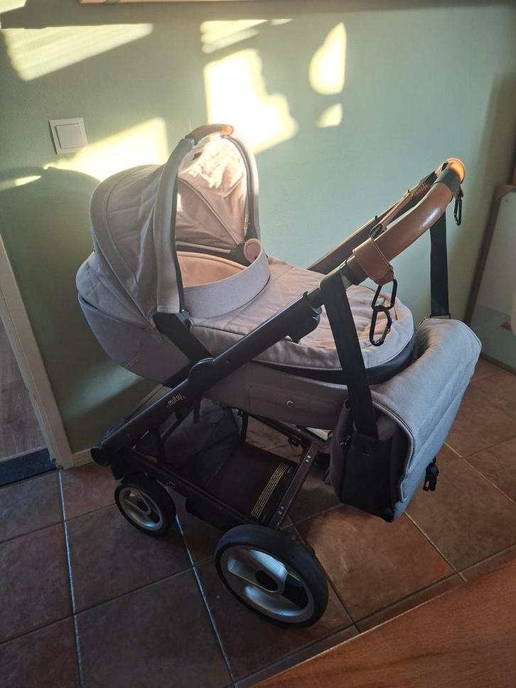 Kinderwagen compleet, Kinderen en Baby's, Kinderwagens en Combinaties, Gebruikt, Mutsy, Met reiswieg, Ophalen