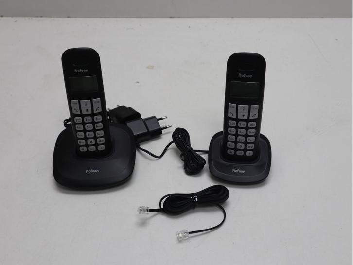 Profoon PDX-1120 DECT telefoon 2 handsets, Telecommunicatie, Mobiele telefoons | Hoesjes en Frontjes | Overige merken, Ophalen of Verzenden