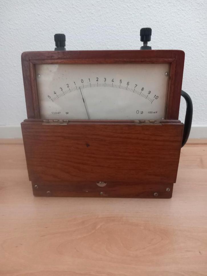 Analoge Ampèremeter - Vintage Meetinstrument, Antiek en Kunst, Antiek | Gereedschap en Instrumenten, Ophalen