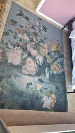 Sissy Boy vloerkleed met bloemenprint, Huis en Inrichting, Ophalen, 150 tot 200 cm, Zo goed als nieuw, Grijs