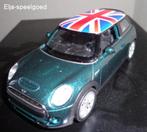 Modelauto ( 1:38 )MINI Hatch modelauto groen  vlag METAAL, Nieuw, Ophalen of Verzenden, Modelauto, Auto