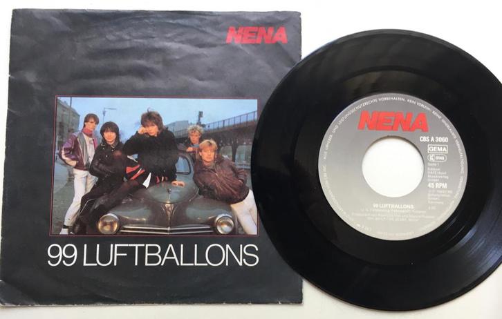 D15C NENA 6 singles €10 ook los te koop, Cd's en Dvd's, Vinyl Singles, Zo goed als nieuw, Single, Pop, 7 inch, Ophalen of Verzenden