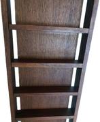 Letterbak hout vintage wandrek bruin - miniaturen - beeldjes, Ophalen of Verzenden