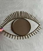Oog spiegeltje / goud / messing look, Minder dan 50 cm, Rond, Ophalen of Verzenden, Zo goed als nieuw