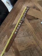 Prachtige leren halsband, Dieren en Toebehoren, Ophalen of Verzenden, Handgemaakt, Zo goed als nieuw