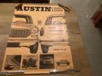 Originele Austin Glider 1100 1969 poster 50x70, Ophalen of Verzenden, Gelezen