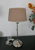 Tafellamp rvs, Huis en Inrichting, Lampen | Tafellampen, Ophalen, Zo goed als nieuw, Metaal, Minder dan 50 cm