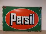 Emaille Reclamebord Persil 59cm x 39cm bol vroeg bord, Ophalen of Verzenden, Gebruikt, Reclamebord