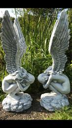 ‼️Engel 73cm Engelen Rachel Grafsteen Fee Engel Steinfigur‼️, Ophalen, Nieuw, Beton, Engelenbeeld