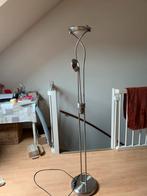 Vloerlamp  brons met lees lamp, Ophalen, Zo goed als nieuw, Metaal, 150 tot 200 cm