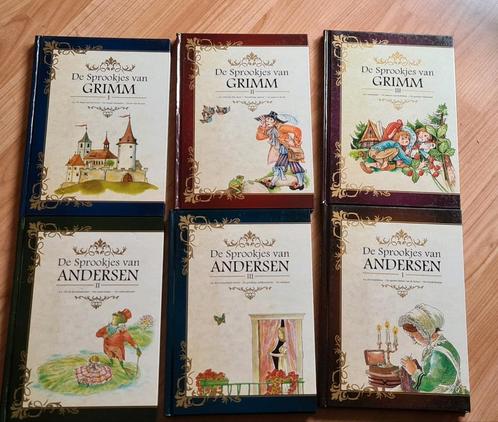 Sprookjes Grimm & Andersen - Complete Set (6 Boeken), Boeken, Sprookjes en Fabels, Zo goed als nieuw, Ophalen of Verzenden