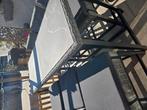 Sta tafel met 6 krukken, Tuin en Terras, Tuinsets en Loungesets, Ophalen of Verzenden, Zo goed als nieuw