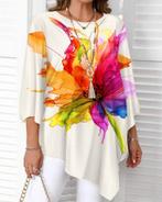 Top Sophia Bloem (44-52), Verzenden, Nieuw, Shirt of Top